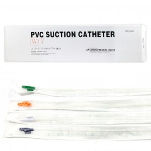 오픈메디칼세운 PVC 석션 카테타 1박스 50개 흡인용튜브 카테터