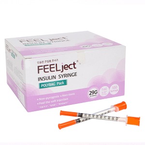 오픈메디칼필텍 인슐린 주사기 1cc (29g x 12.7mm) 100개 필젯 멸균 혈당주사