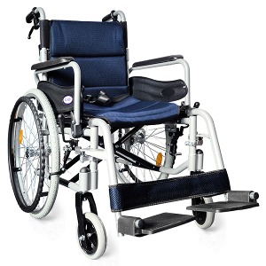 오픈메디칼의료용 알루미늄 분리형 휠체어 A201 (좌폭420mm)