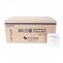 오픈메디칼케어팜 케어스왑 알콜솜 1박스 (100매x72개) - 소독솜