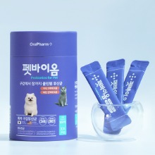 오픈메디칼(5%적립) 오라팜 반려동물 유산균 펫바이옴 2g x 60포 - 강아지 고양이 구강 건강