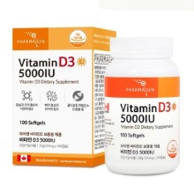 오픈메디칼파마젠 비타민 D3 5000IU 310mg x 100캡슐 - 비타민D 영양제