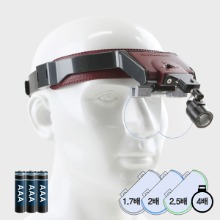 오픈메디칼테라사키 메가뷰프로 LED 헤드 루페 확대경 MGL-3CR 렌즈4종 돋보기 라이트