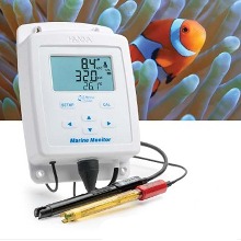 오픈메디칼한나 해수 pH 염도 온도 모니터링 측정기 HI-981520