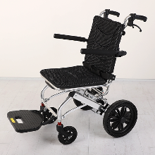 오픈메디칼뉴웰 접이식 여행용 휠체어 W-200 안전벨트장착