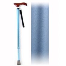 오픈메디칼컬러 스몰핸드 조절식지팡이 AS-10BL 블루 노인 실버 지팡이