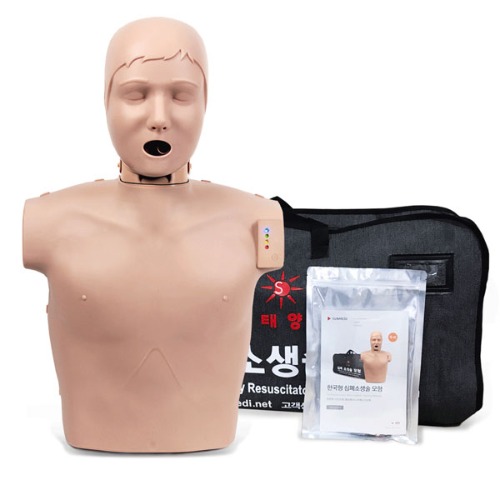 오픈메디칼태양 CPR 실습마네킹 써니 불빛형 - 심폐소생술 모형