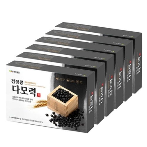 오픈메디칼푸른친구들 검정콩 다모력 6박스 (4g x 270포) 맥주효모 비오틴 발효식품