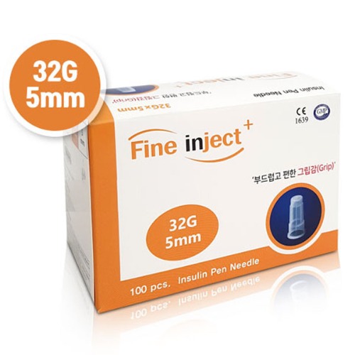 오픈메디칼파인젯 멸균 인슐린 펜니들 (32g x 5mm) 100개 혈당관리 당뇨용품