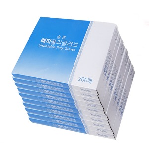 오픈메디칼승원 해피폴리글러브 200매 x 50개 위생장갑 비닐장갑