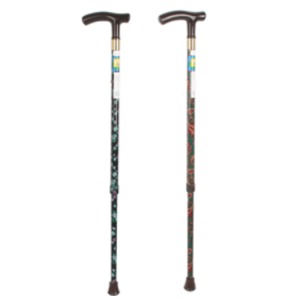 오픈메디칼노바 2단지팡이 꽃무늬 고급형 - 노인지팡이