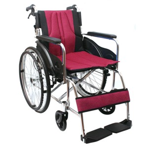 오픈메디칼웰비 알루미늄 휠체어 꺽기형 JS-2002