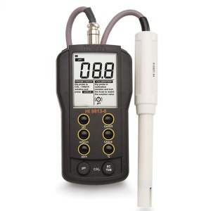 오픈메디칼한나 다항목 수질 측정기 HI-9813-61 pH/전도도(mS/cm)/온도