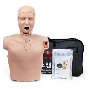 오픈메디칼태양 CPR 실습 마네킹 써니 복합형 - 심폐소생술 기도폐쇄 교육 모형