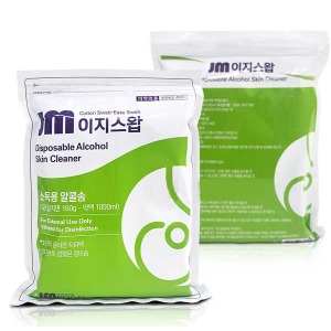 오픈메디칼JM 이지스왑 지퍼백 160g 알콜 절단솜 상처소독처치