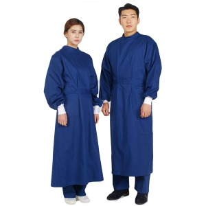 오픈메디칼금성 수술복 남녀공용 청색 KSO-003 병원 수술가운 유니폼