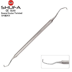 오픈메디칼SHUFA 의료용 치석제거기 무딘형 SH003-001 치과용 탐침 dental scaler twist