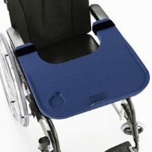 오픈메디칼케어메이트 다용도 휠체어 테이블 CM504 남색 휠체어식탁 식판