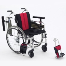 오픈메디칼미키메디칼 알루미늄 휠체어 MIKI-W AH (PU타이어) 조절식팔걸이