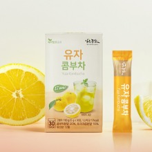 오픈메디칼유자콤부차 5g x 30포 유자차 녹차 발효음료