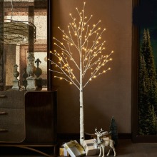 오픈메디칼(3%적립) LED 자작나무 180cm WD-6FT 크리스마스 트리 타이머 인테리어 조명 전구