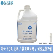 오픈메디칼닥터바이러솔루션 살균소독수 4L x 1통 + 사은품 미산성 치아염소산수