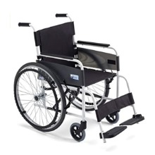 오픈메디칼미키메디칼 의료용 스틸 휠체어 VS-1 (13.3kg) 링겔꽂이