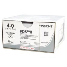 오픈메디칼에치콘 PDSII 봉합사 W9734H (4/0) 16mm Cut 3/8 70cm 24개