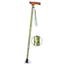 오픈메디칼데츠 알루미늄 꽃무늬 지팡이 T-7602 노인 지팡이 보행보조