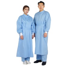 오픈메디칼금성 수술복 남녀공용 하늘색 KSO-002 병원 수술가운 유니폼